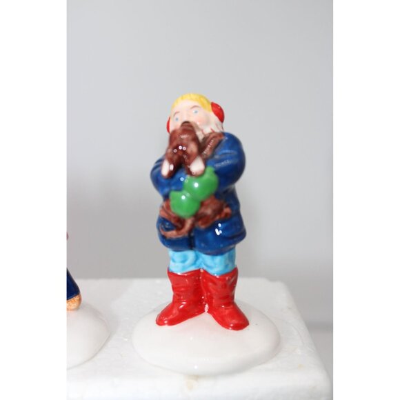 Dept 56 Snow Village - Christmas Puppies - Picture 4 of 7